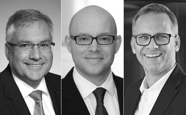 Fondsberater Bernd Früh, Carsten Garbers und Thomas Lange (v.l.)