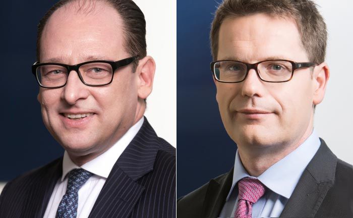 Neuzugang Vertriebschef Sascha Steinmeier (l.) und Portfoliomanager Léon Kirch 