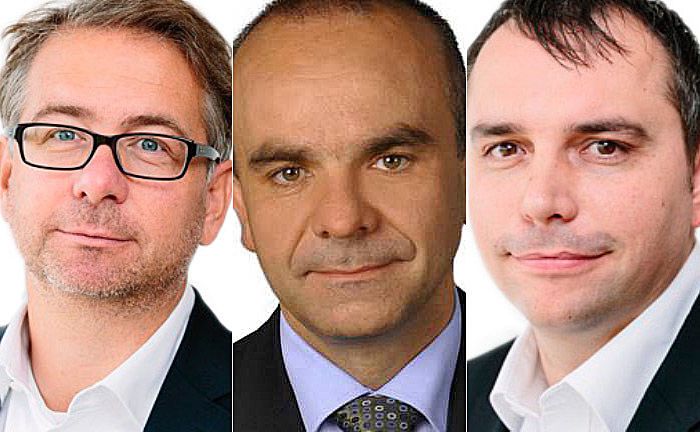 Nikolaus Braun (v.l.n.r.), Georg Eibel und Stefan Heringer: Die Neuzugänge steigen bei der Deutschen Wertpapiertreuhand als Senior Partner ein. 
