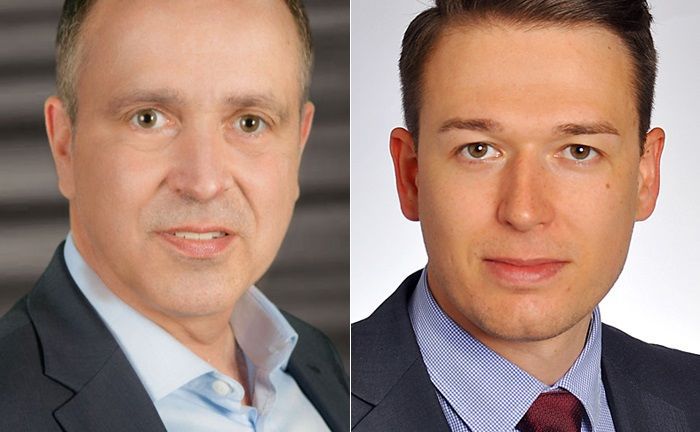 Michael Deeken (l.) ist Vorstand der Vermögensanlage Altbayern, Kevin Specht arbeitet im Portfoliomanagement des Vermögensverwalters aus Regensburg. | © Vermögensanlage Altbayern