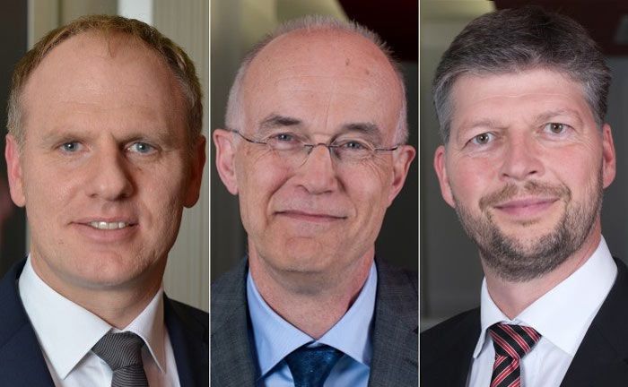 Michael Georgi, Jochen Prawitt und Rolf Kiekebusch (v.l.n.r.) vom Vermögensverwalter Kirix: Die drei bilden künftigen den Vorstand des Finanzdienstleisters aus Kassel.
