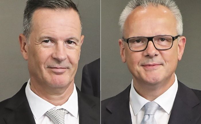Die Doppelspitze: Axel Melber (l.) und der geschäftsführende Gesellschafter Willi Ernst.