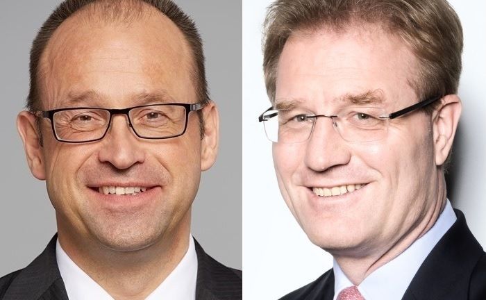 Der neue Aufsichtsratsvorsitzende Lars Hille (l.) und Aufsichtsratsmiglied Jan Martin Wicke. 