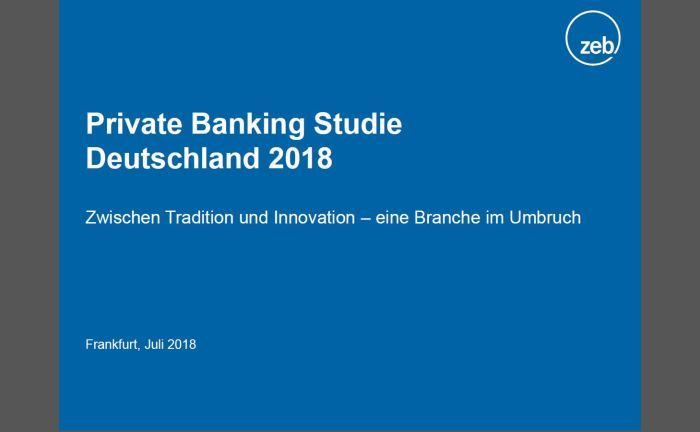 zeb-Studie 2018: Margen im Private Banking sinken auf kritisches Niveau