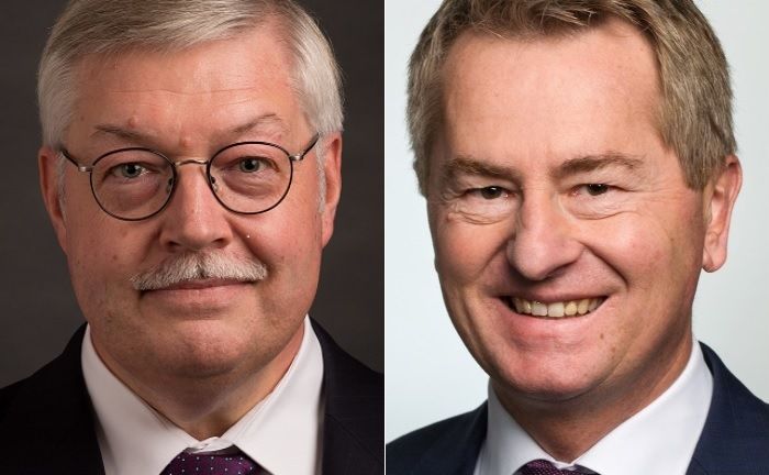 Volker Wortmann (l.) und Mandfred Engl. 