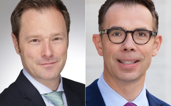 Marcus Stollenwerk (l.) folgt auf Barbara Rupf Bee, der Nachfolger von Thomas Rodermann steht noch nicht fest.  | © UBS/Andreas Mann