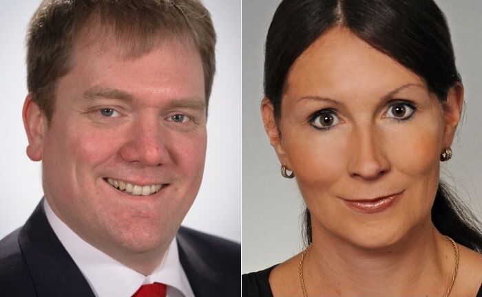 Gösta Jamin (l.) und Stefanie Hehn lehren an der Hochschule für Wirtschaft und Gesellschaft Ludwigshafen am Rhein.