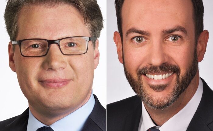 Jürgen Hermanns (l.) und Oliver Christ
