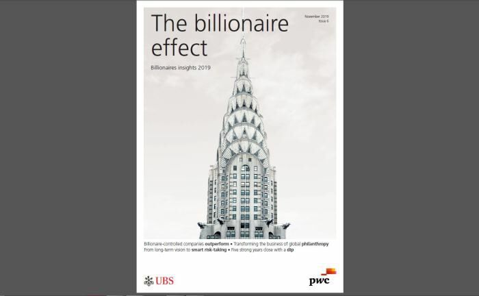  Der aktuelle Billionaires Insights Report „The Billionaires Effect“ des UBS Global Wealth Management und PWC.  | © UBS/PWC