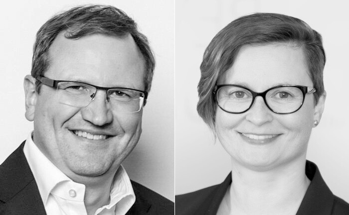 Ralph Erhard und Stefanie Förster von der Strategieberatung DCP