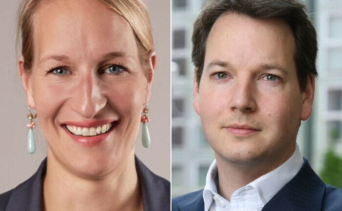 Die neue Generalsekretärin und ihr Vorgänger: Kirsten Hommelhoff und Felix Oldenburg. 
