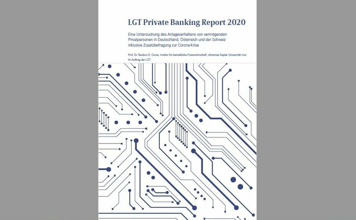 Deckblatt der 2020er Auflage des LGT Private Banking Report: Die Erhebung erscheint seit 2010 alle zwei Jahre.