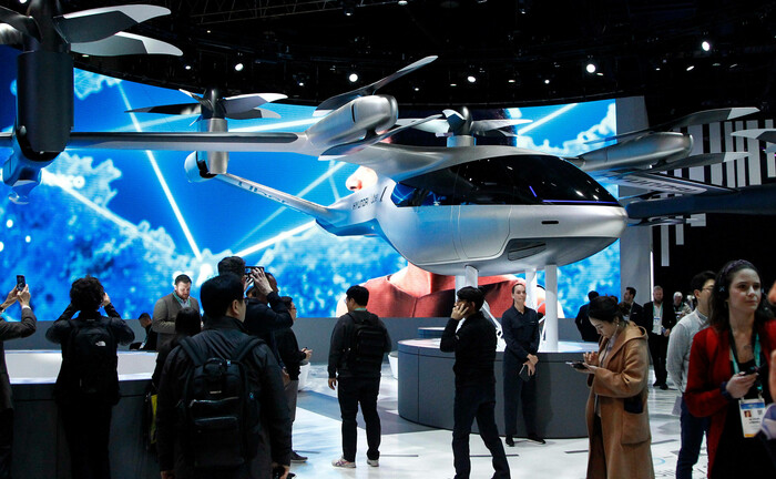 Hightech-Anwendung auf der CES in Las Vegas (Januar 2020): Für Bereiche, deren Wachstumsperspektiven sich langfristig verbessern, wäre ein J die treffendste Buchstabenanalogie. 
