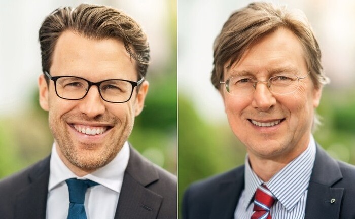 Christian Funke (li.) und Dieter Helmle von Source For Alpha