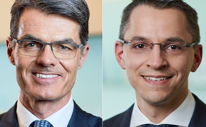 Daniel Bertele (r.) und Marc Dellmann rücken neu in den Vorstand der Munich Private Equity (MPE) auf