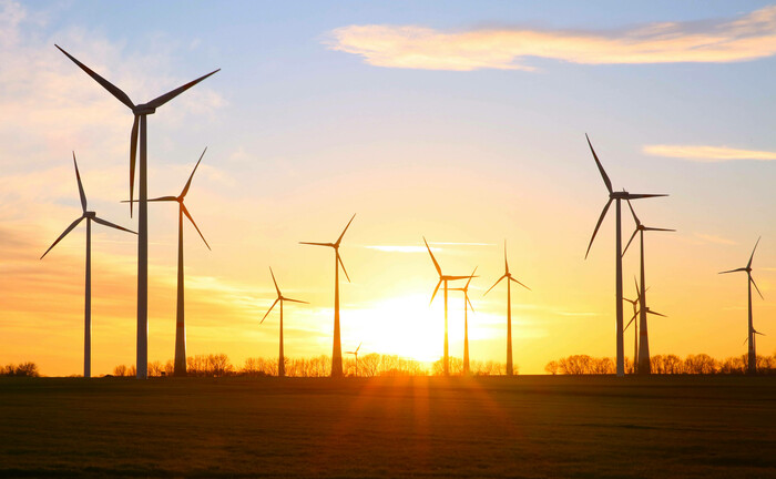 Windpark Grapzow in Ostdeutschland