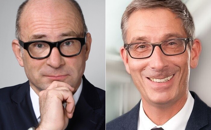 Volker Boehme-Neßler (li.) und André Schmidt von der WSH Deutsche Vermögenstreuhand