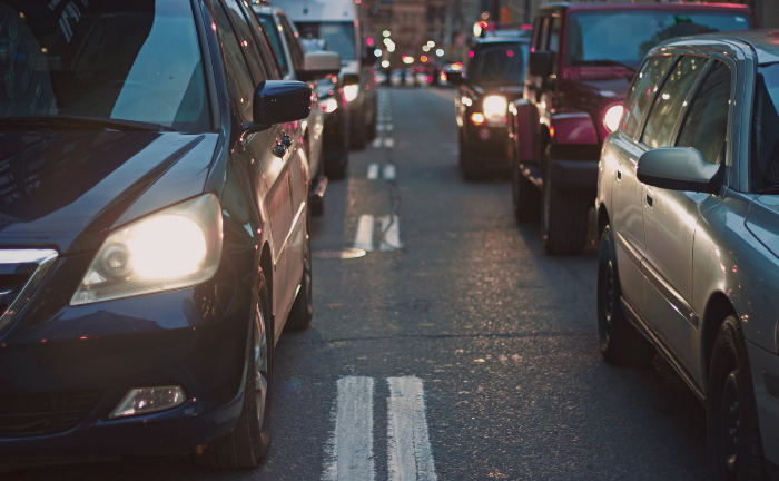 Autos im Stau