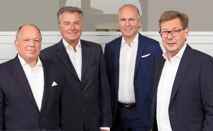 Mitglieder des Beirats des Vermögensverwalters Habbel, Pohlig & Partner (v.l.n.r.): Frank-Peter Martin, Stephan Ziegler, Christoph Lieber und Matthias Habbel | © Habbel, Pohlig & Partner