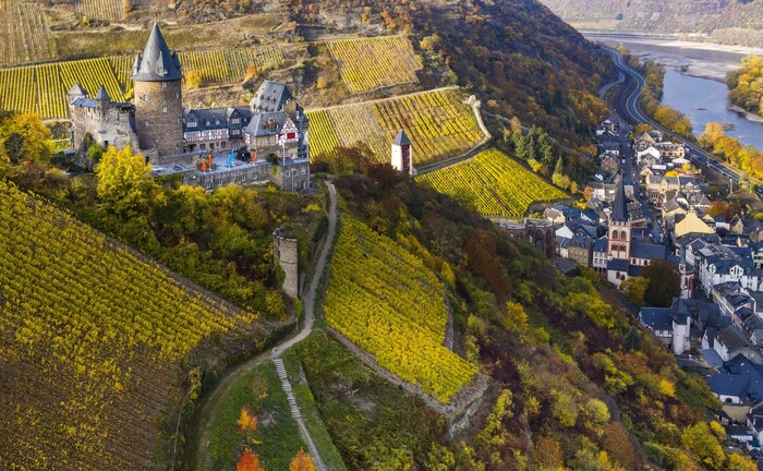 Weinberge am Rhein: Um auch kommenden Generationen eine lebenswerte Welt zu erhalten, sollten Anleger ihre Investmententscheidungen stärker an langfristigen Kriterien orientieren.  | © Imago Images / Westend61