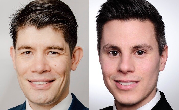 Máté Facsar (r.) und Robert Zielinski von Factset
