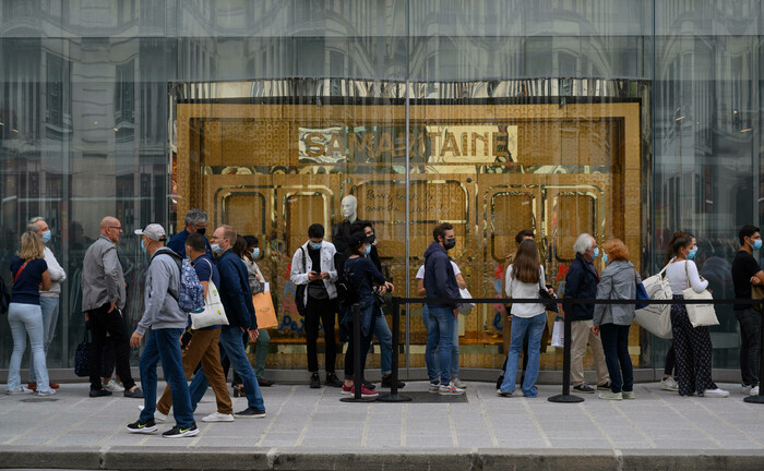 Luxuskaufhaus Samaritaine in Paris: Europas Unternehmen erwirtschaften relativ hohe Gewinne und schütten einen großen Teil davon an ihre Anleger aus. | © Imago Images / Le Pictorium