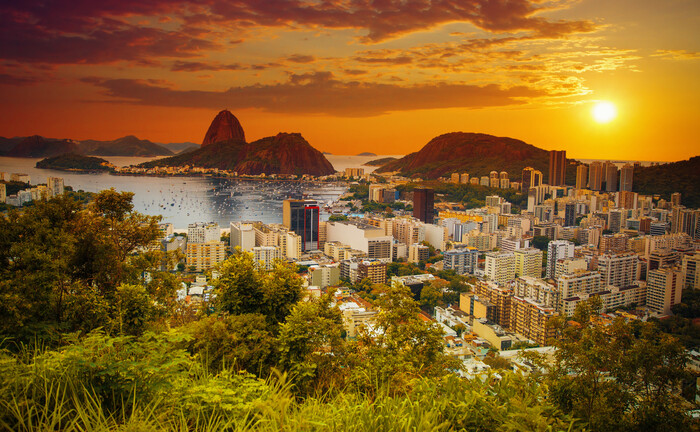 Skyline von Rio De Janeiro, Brazil