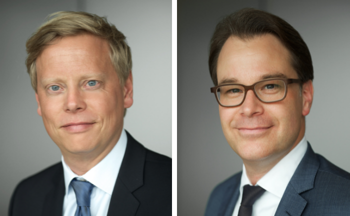 Dennis Kaiser (l.) und Oliver Hollender: Leiter des Private-Equity-Teams bei Flossbach von Storch. | © Flossbach von Storch