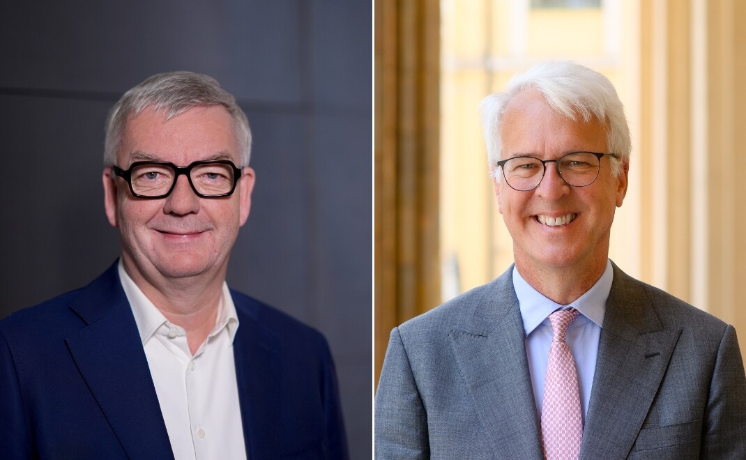 Andreas Brandt (l., HRK Lunis) und Georg von Wallwitz (Eyb & Wallwitz)