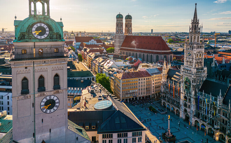 Blick auf München