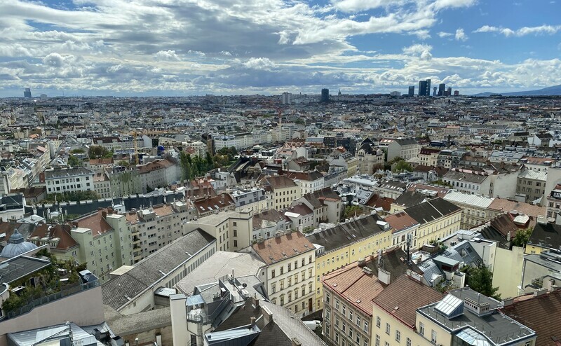 Blick über Wien: Hier hat auch die Bundespensionskasse Österreich ihren Sitz. | © Imago Images / Karlheinz Pawlik