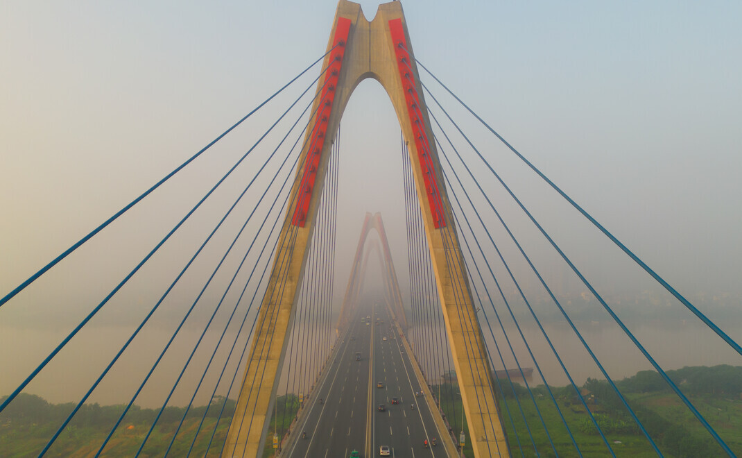 Brückenneubau in Vietnam