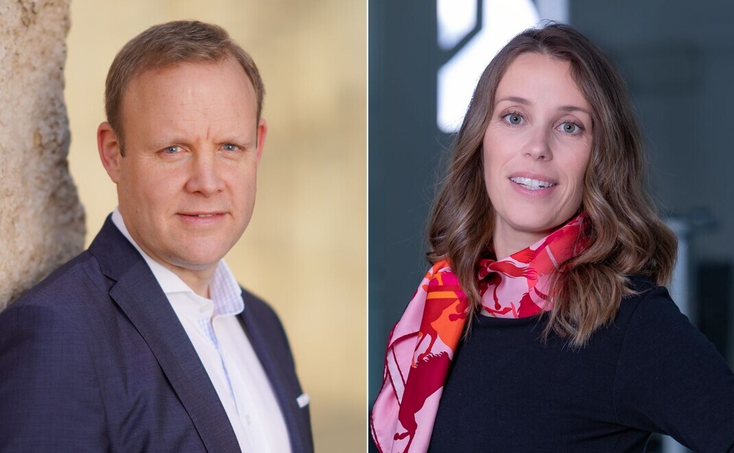 Christian Hammes, Eta Family Office (links), und Yvonne Brückner vom Forschungsinstitut Resfutura.