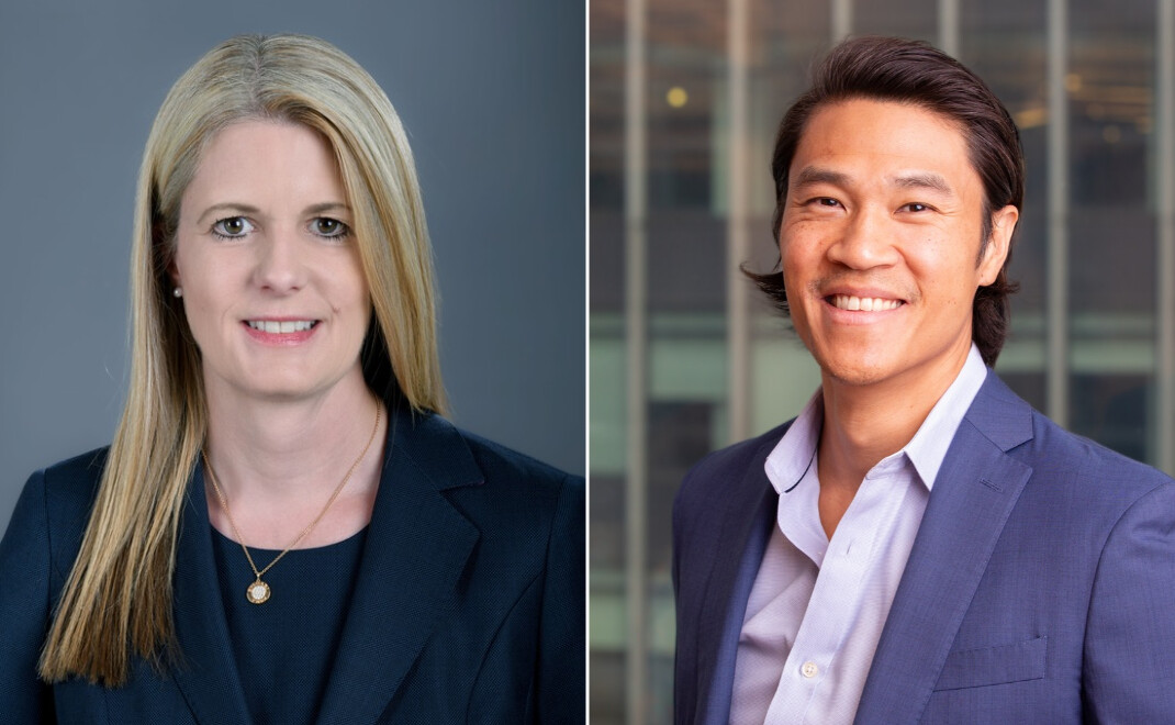 Christina Volkmann, Leiterin des DACH-Kundengesch&auml;fts, und Willis Tsai, Leiter der globalen Aktienanlagen, von Nuveen
