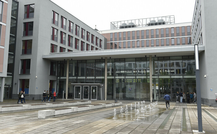 Das Hauptgebäude des Landgerichts Wiesbaden