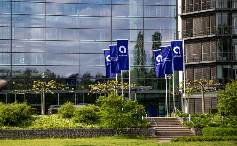 Die Apobank-Zentrale in Düsseldorf