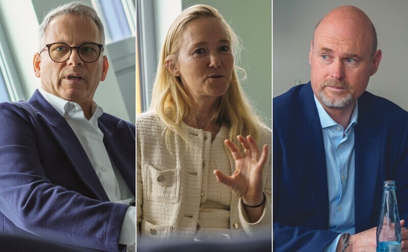 Die Roundtable-Teilnehmer von links nach rechts: Thomas Lange, Kirsten Bode, Christian Jasperneite. | © Christoph Fröhlich