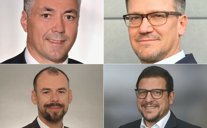 Die neuen Teamleiter Private Banking der Hypovereinsbank von oben links nach unten rechts