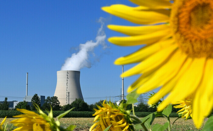 Ein Atomkraftwerk in der Nähe von Landshut