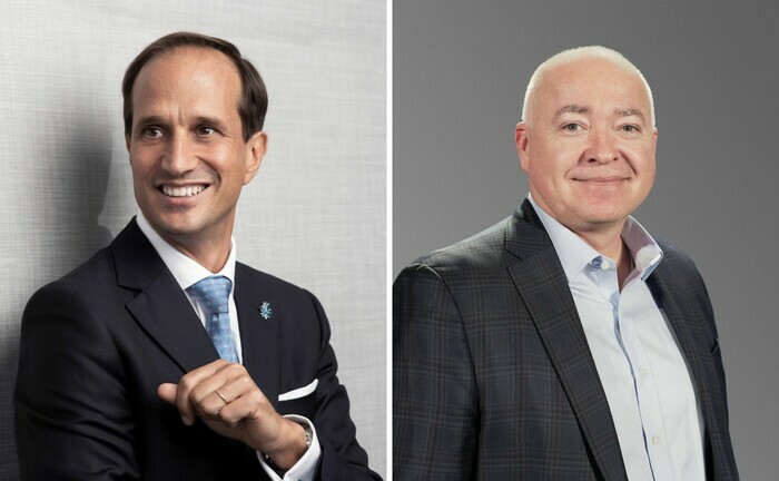 Franceso De Ferrari (links) und Michael J. Rongetti: Sie leiten bei der Credit Suisse das Wealth- bzw. Asset Management. | © Credit Suisse