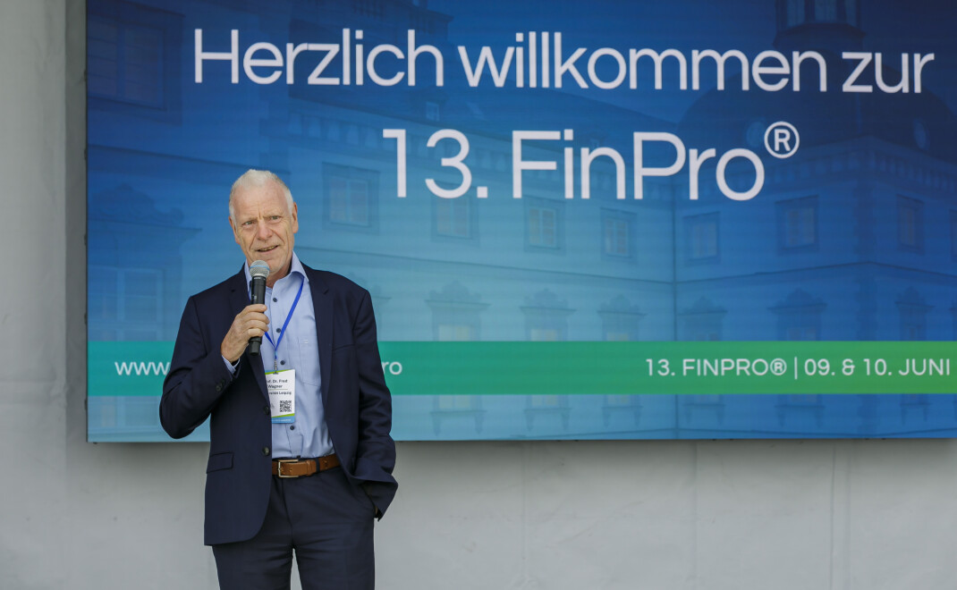 Fred Wagner von der Universit&auml;t Leipzig er&ouml;ffnete die 13. Finpro, die erneut unter seiner Schirmherrschaft stand.