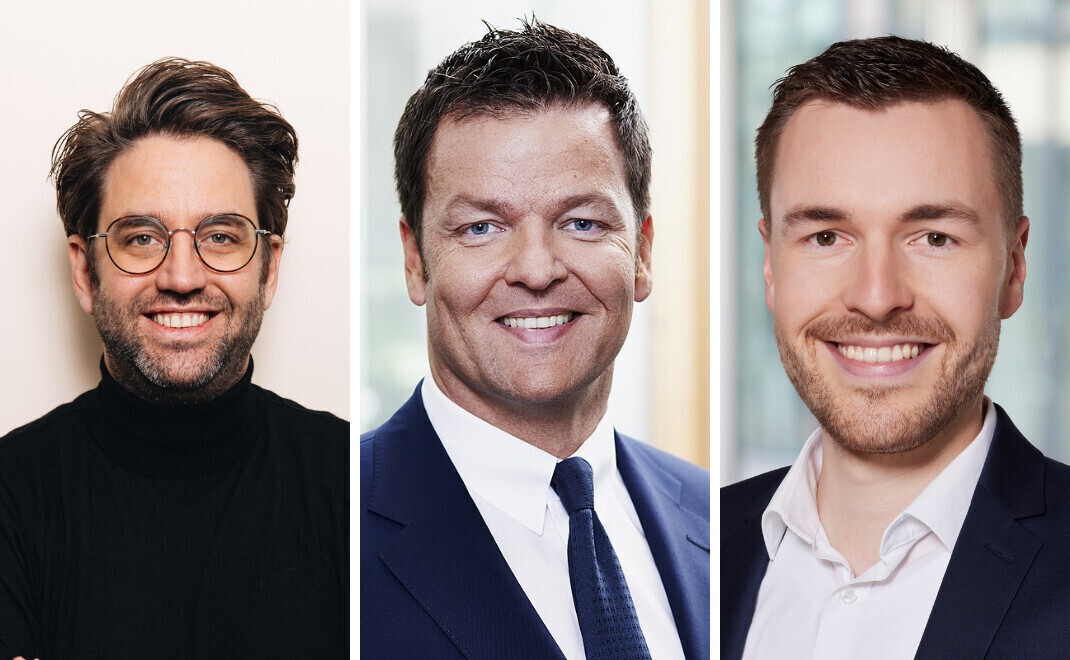 Harald Brock, Frank Herrmann und Maximilian Weiß (von links)