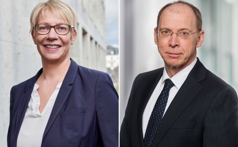 Julia Wiens und Frank Grund (r.)