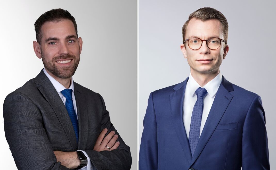 Julian Book (links) und Patrick Voßkamp: Sie sind Co-Leiter Portfoliomanagement bei der Allianz Global Investors.