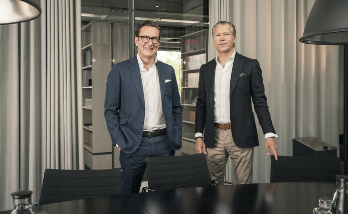 Michael Ehret (l.) und Stefan Klein, die Gründer des Projektentwicklers