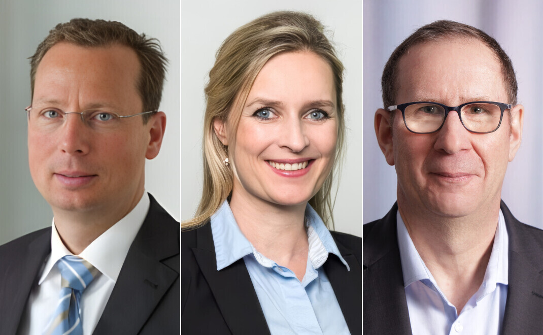 Michael Germer (links), Kristin Schiebler, Christian Opelt