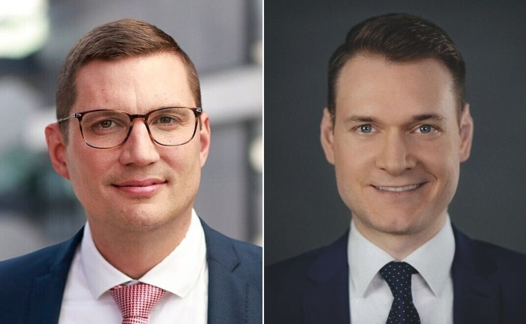 Michal Fabian Kühn (links) und Michael Tischendorf von Flick Gocke Schaumburg