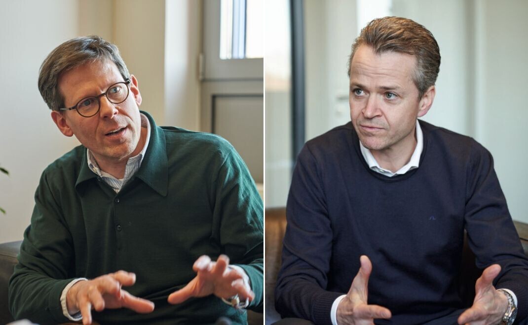 Philipp Hendel (r.) und Jan Peter Tornow, geschäftsführende Partner bei DRRP Rechtsanwälte. 