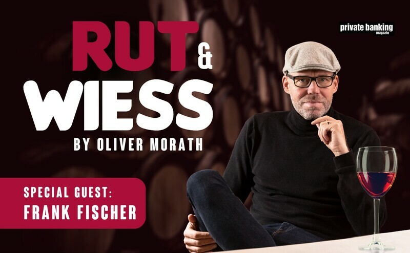 Rut & Wiess mit Oliver Morath: Frank Fischer ist in dieser Folge zu Gast. | © private banking magazin / Jessica Hunold