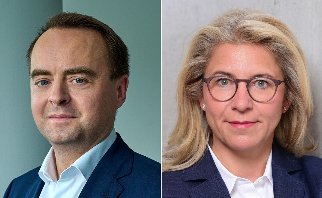 Tim G&uuml;nter, Inka-Gesch&auml;ftsf&uuml;hrung, und Sonja Lilienthal, Blackfin Capital Partners